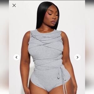 Annitta Lace Up Bodysuit